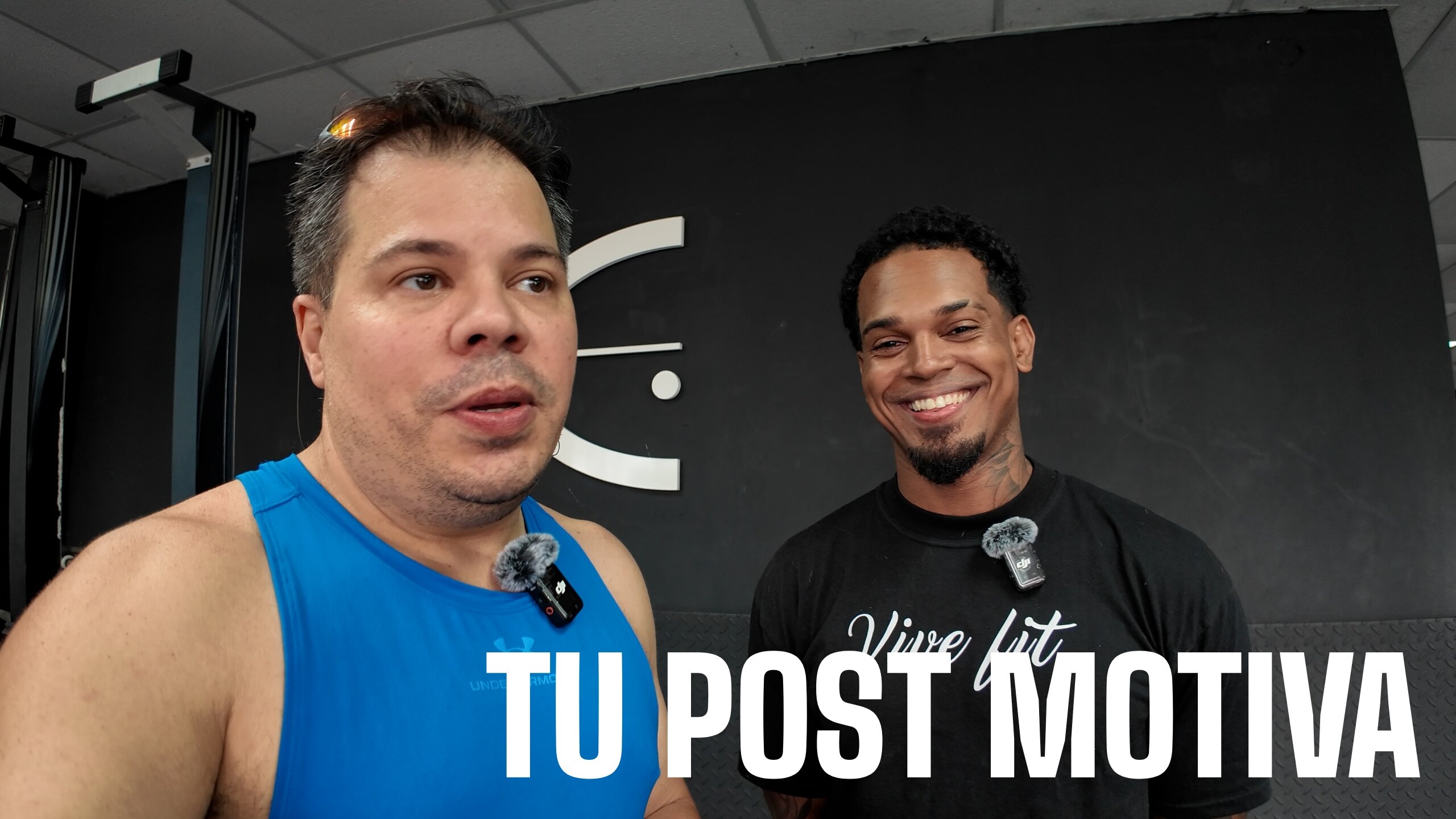 Raúl Colón y Malcolm Cuadra comparten motivación fitness en Guasábara Fitness San Juan
